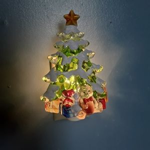 Light night plug in Christmas Tree